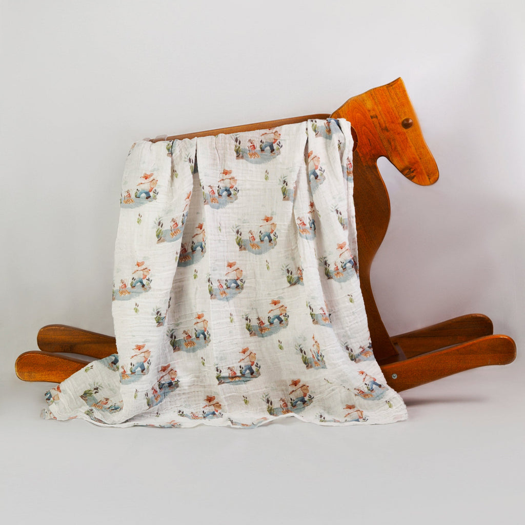 Mullwindel_Musselintuch Kinder Baby Decke