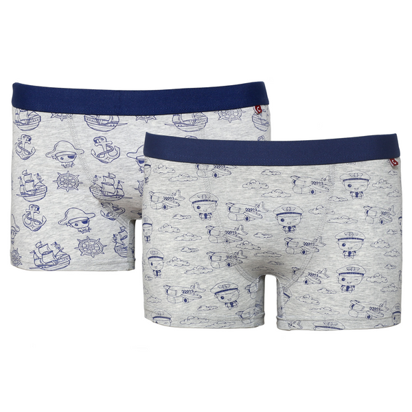 2er Pack Kinder Jungen Boxershorts aus Baumwolle