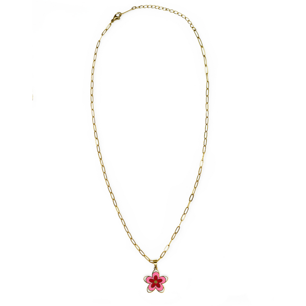 Halskette für Mädchen Schmuck Anhänger Blume