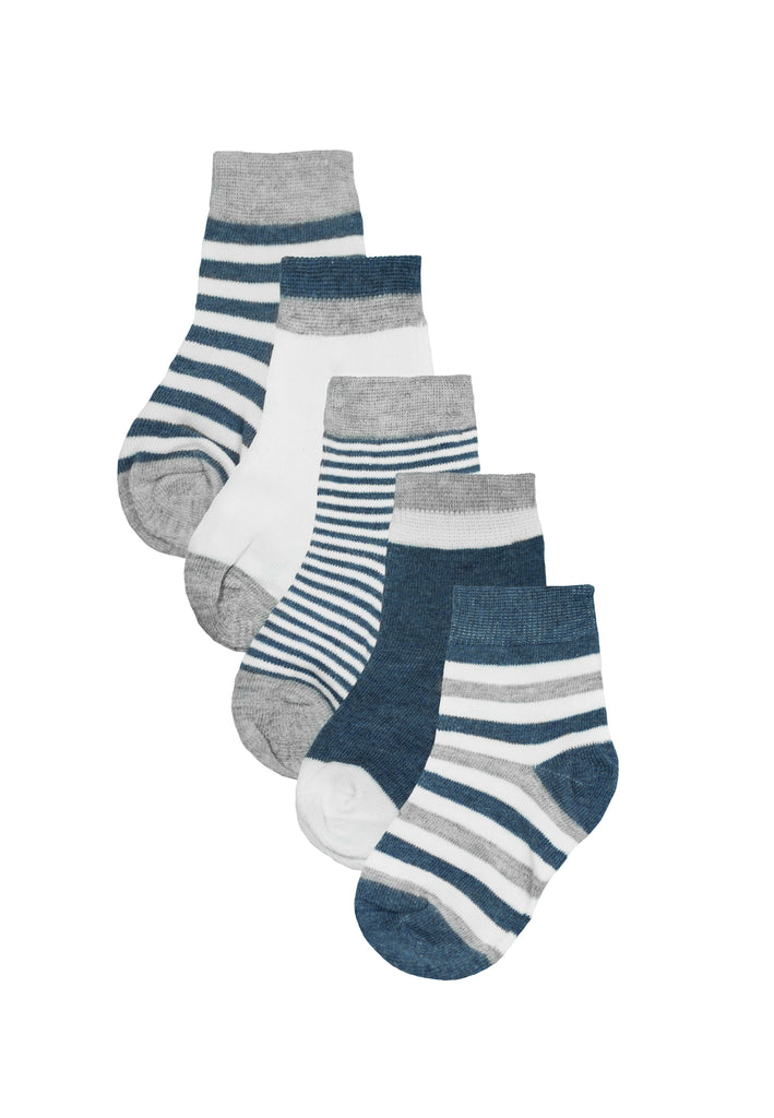 5er-Pack Socken für Kinder, Blau mixed Socken Kinder Unterwäsche