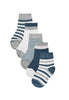 5er-Pack Socken für Kinder, Blau mixed Socken Kinder Unterwäsche