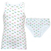Set Slip und Unterhemd für Mädchen Set Unterwäsche